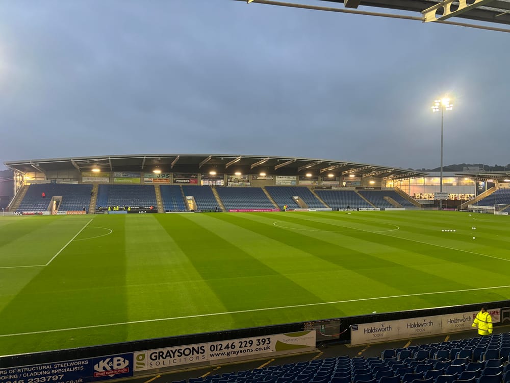 Chesterfield vs Colchester Evening