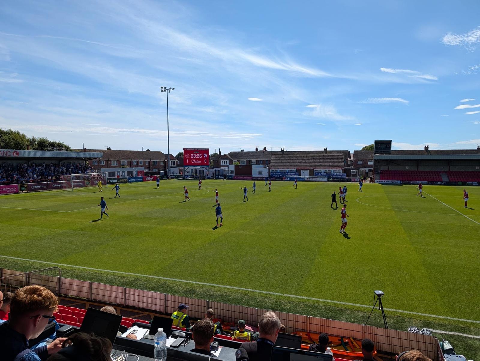 Fleetwood vs Spireites EFL Cup